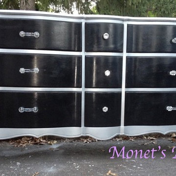 Monet's Attic Hand Painted Vintage Dressers