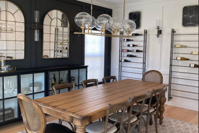 Inspiration for a dining room remodel in New York