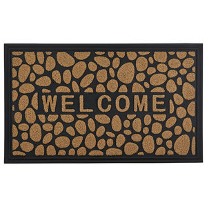 Masterpiece Inspirational Rocks Mat Beach Style Doormats By