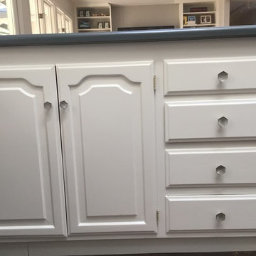 Custom Sculpted, Small and Large Hexagon Knobs