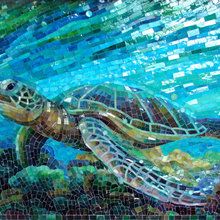 kitchen backsplash turtle