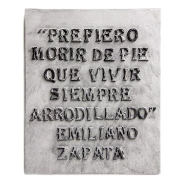 Emiliano Zapata Quote - Wall Art & Decor - Statues & Figures