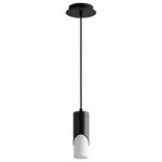 Oxygen Lighting - Ellipse 9" Mini-Pendant, Black - Stylish and bold. Make an illuminating statement with this fixture. An ideal lighting fixture for your home.