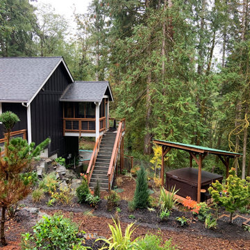 Layered Garden in the Woods