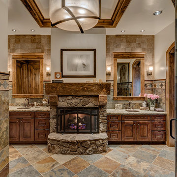 Transitional Mountain Cabin