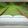 "Railway Track Green" Headboard