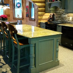 Custom Rustic Kitchen - Kitchen Cabinetry