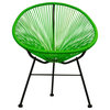 Acapulco Weave Lounge Chair, Green