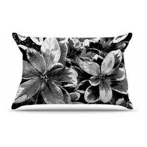 Kess InHouse Julia Grifol Summer Tropical Leaves King Featherweight Sham