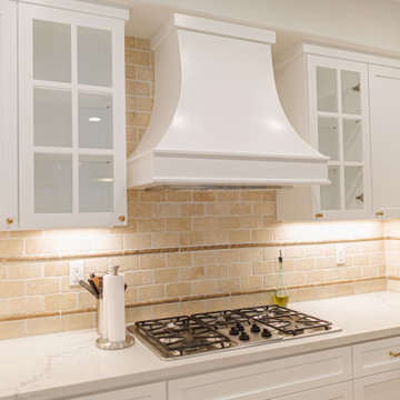 White Traditional Kitchen Remodel by NextGen Home Builders in Santa Clarita, CA