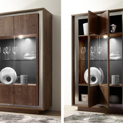 Italian Vitrine SKY Cognac by LC Mobili - $1,099.00 - China Cabinets And Hutches