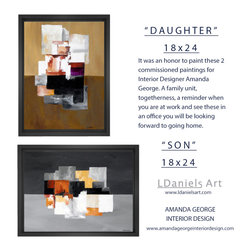 Son and Daughter commissioned art - Paintings