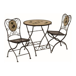 Vineyard Collection Bistro Set - Outdoor Pub And Bistro Sets