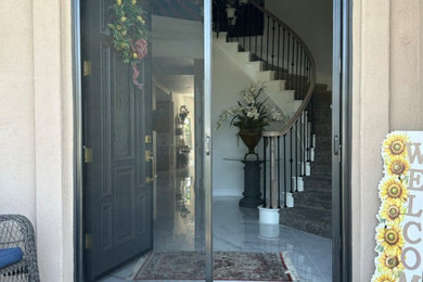 Entryway - contemporary entryway idea in Orange County