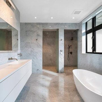 A Spa-Like Aesthetic, North Bend Bathroom Remodel