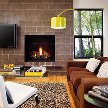 Cinder block walls