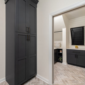 Mudroom Laundry with storage galore in Timberwick