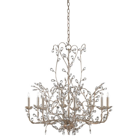 Crystal Bud Chandelier, Large