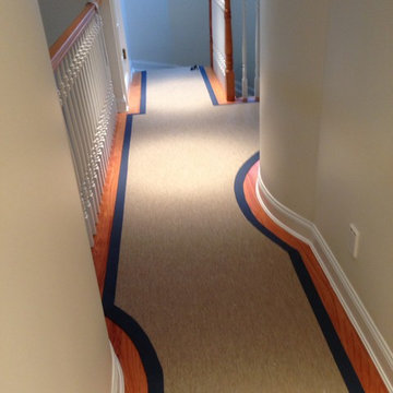 Custom Curved Wide Binding Sisal Runners