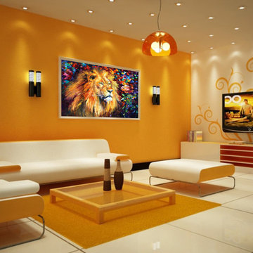 My wall art in interior