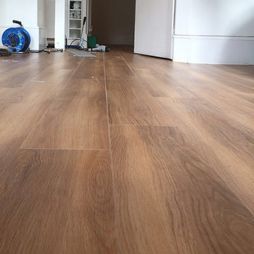 Amtico Walnut Wood Flooring to Premises in Noth London
