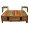 Trinidad 3-Piece Coffee Table Set With 40" Storage Coffee Table and 2 End Tables