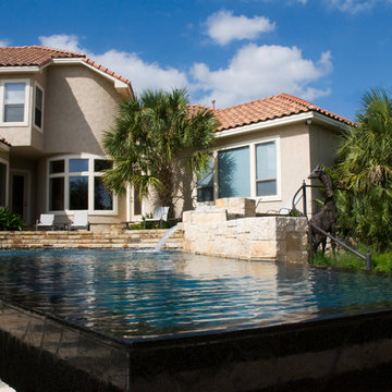 Unique Infinity Edge Pool In San Antonio