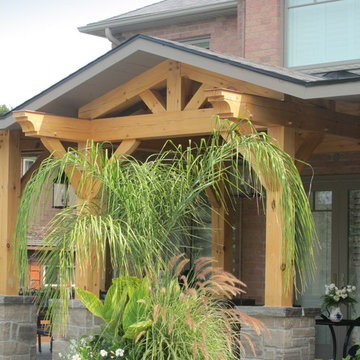 Timber Frame Back Porch - Mississauga