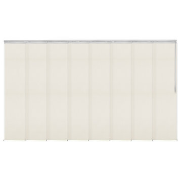 Elza 8-Panel Track Extendable Vertical Blinds 130-175"W