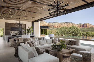 Patio - contemporary patio idea in Phoenix