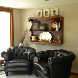 Wall Hutch Hazelnut. - Display And Wall Shelves 