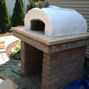 The Fisher Family Wood Fired Brick Pizza Oven in Ohio