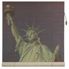 Statue of Liberty Bamboo Blinds, 72 in.