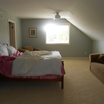 Before home staging for real estate sale