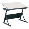 PlanMaster Adjustable Height Drafting Table in Black
