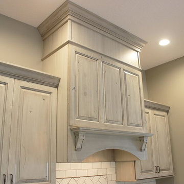 Edgebrooke Homes- Viking Appliances in a Koch White Drift Kitchen.