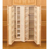 Wood Swing Out Pantry Cabinet Organizer Kit, 12"Wx7.5"Dx45"H