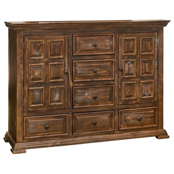 Picket House Furnishings Ruma Brown 61"W Wood Dresser in Brown