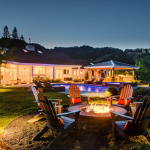 Patio and backyard