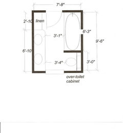 8x10 Bathroom Layout, 8 X 10 Bathroom Floor Plans