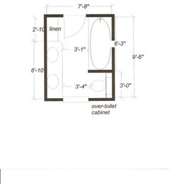 8 x 10 bathroom layout