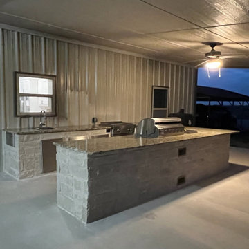 DFW Pool Experts Outdoor Kitchen Duty