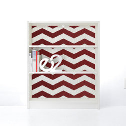 PANYL Cinnamon Chevrons for IKEA BILLY - Home Decor