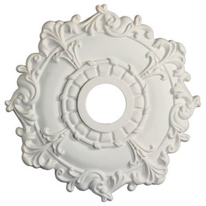 Elegant 24 Mirrored Ceiling Medallion In Silver Leaf Md406d24sc