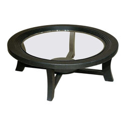 Paul Frankl Black Stepped Coffee Table for Brown Saltman - Coffee Tables