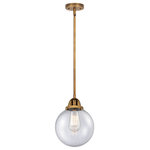 Innovations Lighting - Innovations Beacon Noveau 8" Mini Pendant, LED, BB/Seed - *Part of the Nouveau 2 Collection