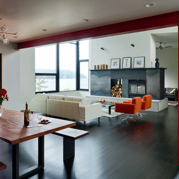 Dining and living room