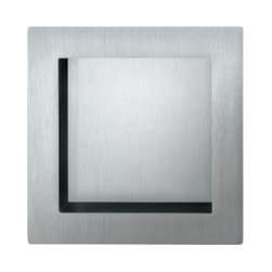 FSB Square Open Cup Pull - Pocket Door Hardware