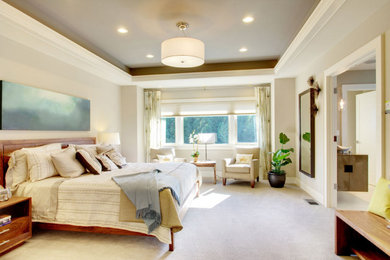 Example of a bedroom design in Other