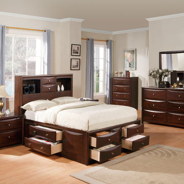 Manhattan Adult Bedroom Set, Espresso